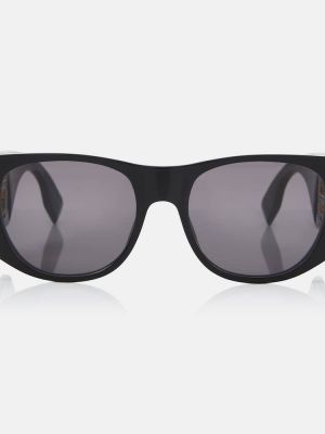 Oversized sluneční brýle Fendi Černé
