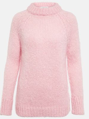 Volneni pulover iz moherja Cecilie Bahnsen roza