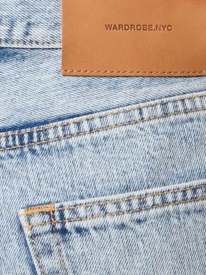 Szorty jeansowe bawełniane Wardrobe.nyc niebieskie