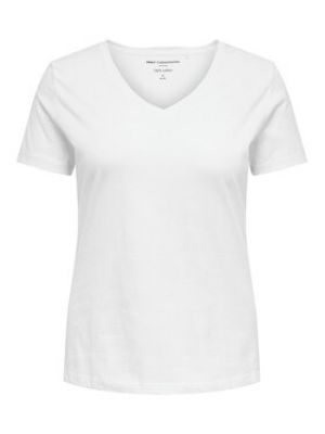 T-shirt Only Carmakoma blanc