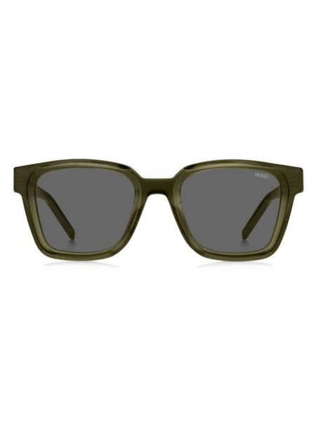 Zielone okulary przeciwsłoneczne Hugo Boss