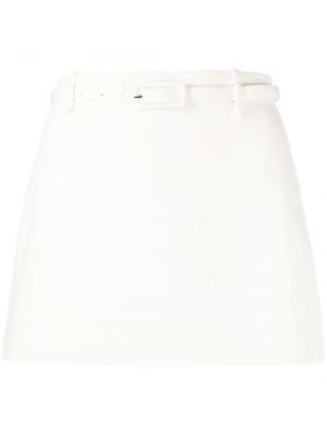 Přiléhavé mini sukně z polyesteru Alexis - bílá