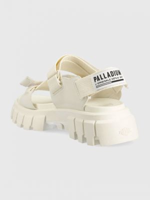 Sandale cu platformă Palladium alb