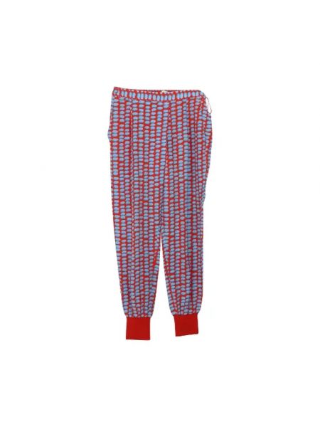 Spodnie bawełniane Stella Mccartney Pre-owned czerwone