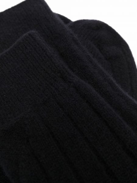Calcetines de cachemir con estampado de cachemira Bottega Veneta negro
