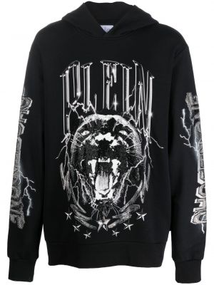 Hoodie s kapuljačom Philipp Plein crna