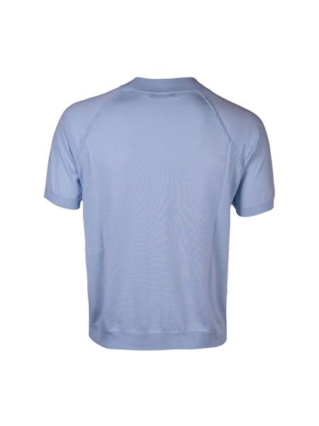 Camiseta de algodón Mauro Grifoni azul