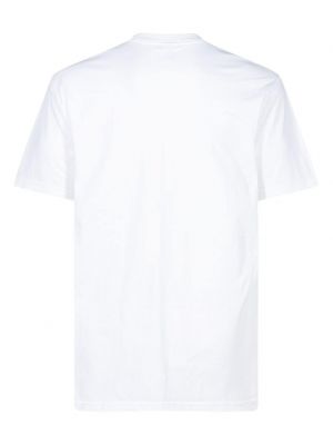 Bavlněné tričko Supreme bílé