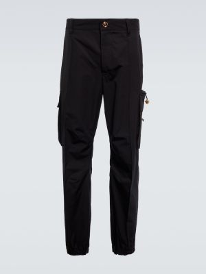 Памучни карго панталони slim Versace