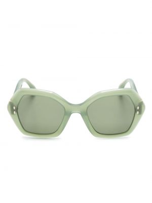 Akiniai nuo saulės oversize Isabel Marant Eyewear žalia
