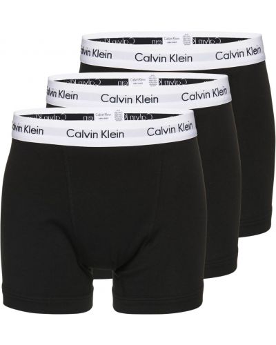 Slim fit priliehavé boxerky Calvin Klein Underwear čierna