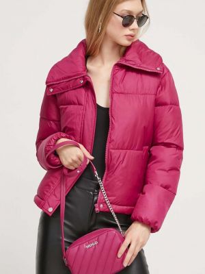 Oversized téli kabát Hugo rózsaszín