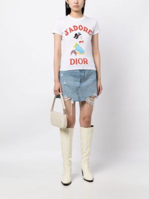 Tričko Christian Dior bílé