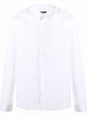 Camisa con botones Balmain blanco