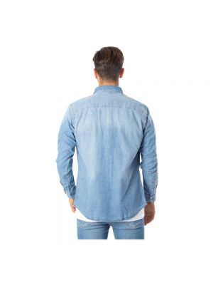 Koszula jeansowa slim fit Jack&jones niebieska
