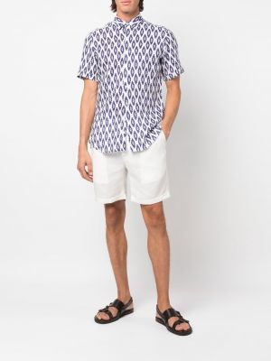Shorts en lin Peninsula Swimwear blanc