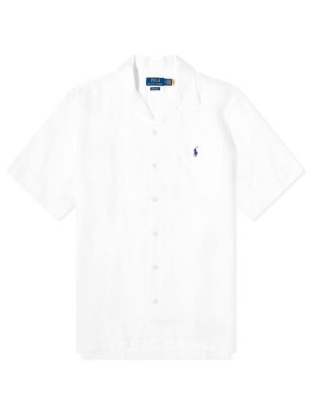 Льняная рубашка Polo Ralph Lauren белая