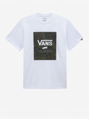 Polo majica s printom Vans bijela