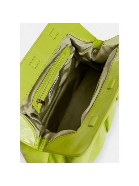 Bolso clutch de cuero de cuero sintético Essentiel Antwerp verde