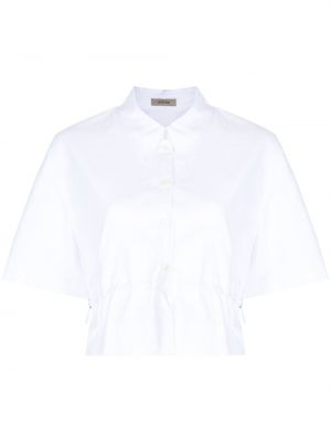 Памучна риза System бяло