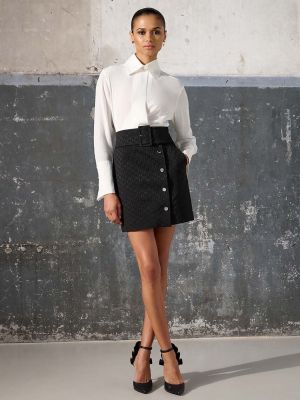 Maksi suknja Karl Lagerfeld crna