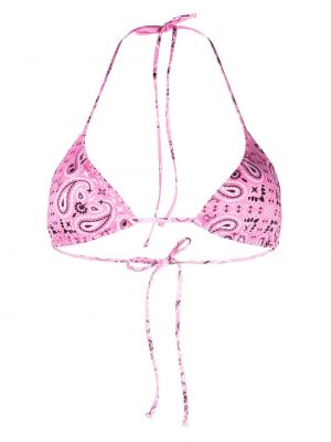 Paisley mintás bikini nyomtatás Mc2 Saint Barth rózsaszín