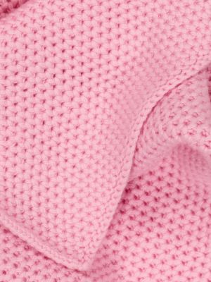 Bufanda de cachemir con estampado de cachemira Loro Piana rosa