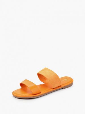 Мюли Ideal Shoes® оранжевые