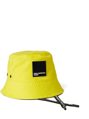 Καπέλο Karl Lagerfeld Jeans κίτρινο