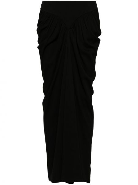 Maxi φούστα με χαμηλή μέση Christopher Esber μαύρο