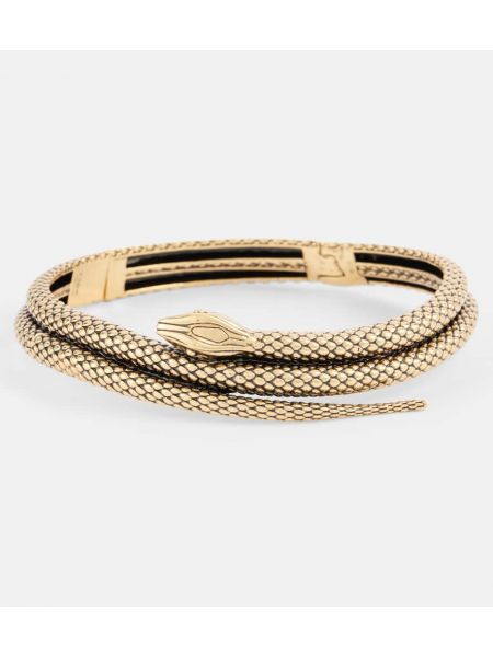 Slange mønster choker Chloe guld