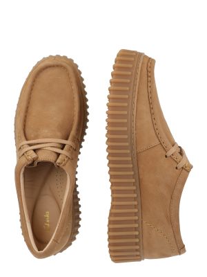 Pantofi cu șireturi Clarks maro