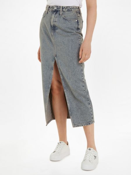 Дънкова пола Calvin Klein Jeans