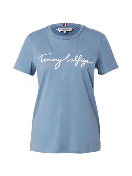Тениска Tommy Hilfiger синьо