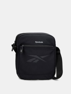 Черная сумка через плечо с карманами Reebok