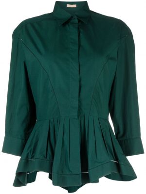 Пеплум блуза Alaïa Pre-owned зелено