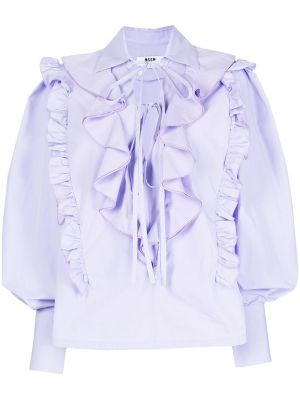 Krage bluse Msgm lilla