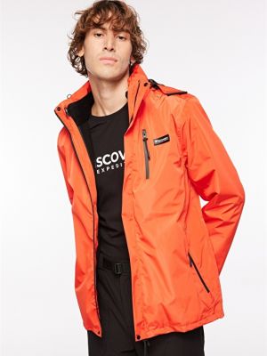 Пальто с капюшоном Discovery Expedition оранжевое