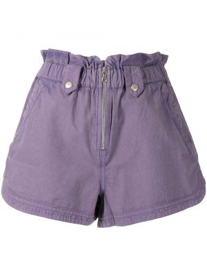 Shorts taille haute Sea violet