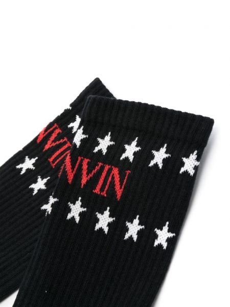 Chaussettes en coton à motif étoile Lanvin