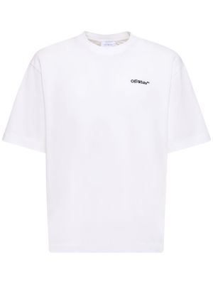Bavlnené tričko Off-white biela