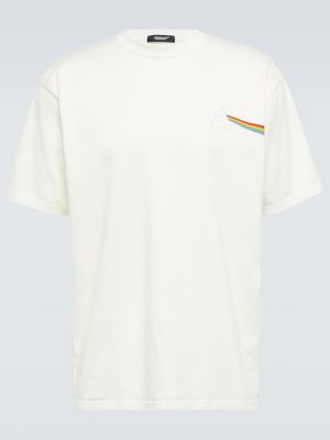 Camiseta de algodón con estampado de tela jersey Undercover