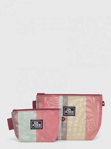 Kozmetična torbica z mrežo Dakine roza