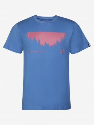 Tričko s potlačou Alpine Pro modrá