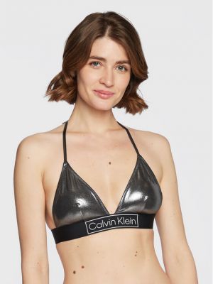 Бански Calvin Klein Swimwear черно