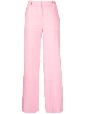 Rovné kalhoty relaxed fit Act N°1 růžové