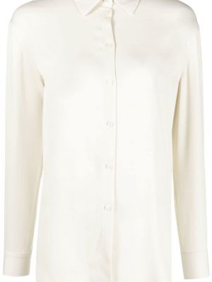 Košeľa na gombíky Calvin Klein biela