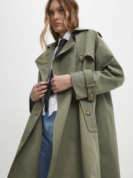 Trench oversize Answear Lab verde