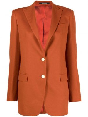 Lang blazer Tagliatore oransje