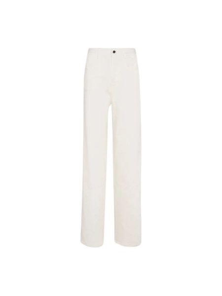 Pantalon en coton Kiton blanc